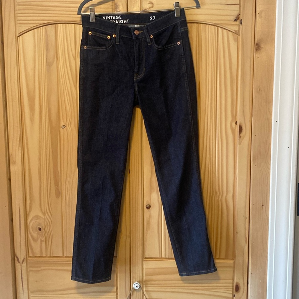 J Crew Vintage slim straight size 27 EUC